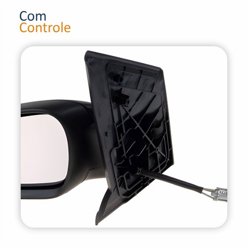 Retrovisor Vw Crossfox 2005 Até 2009 Fox 2003 Até 2010 Spacefox 2006 Até 2009 Com Controle Lado Esquerdo Motorista Original