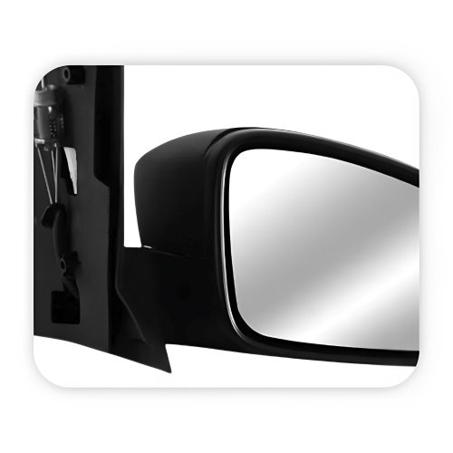 Retrovisor Vw Fox 2010 2011 2012 2013 2014 Sem Seta Com Controle Lado Esquerdo Motorista