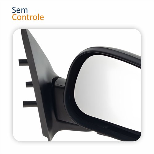Retrovisor Vw Gol 1995 1996 1997 1998 1999 4 Portas Sem Controle Lado Direito Passageiro