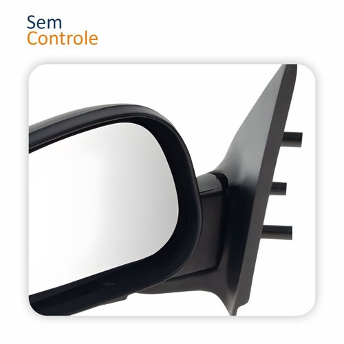 Retrovisor Vw Gol 1995 1996 1997 1998 1999 4 Portas Sem Controle Lado Esquerdo Motorista