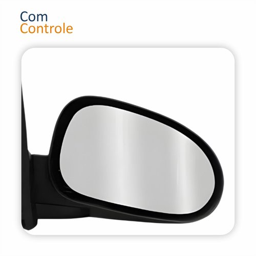 Retrovisor Vw Gol 1995 1996 1997 1998 1999 4 Portas Com Controle Lado Direito Passageiro