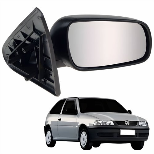 Retrovisor Vw Gol G3 1999 Até 2005 2 Portas Sem Controle Lado Direito Passageiro