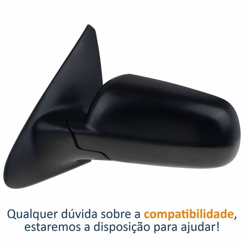 Retrovisor Vw Gol G3 1999 Até 2005 2 Portas Sem Controle Lado Esquerdo Motorista