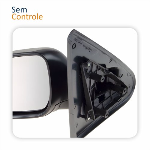 Retrovisor Vw Gol G3 1999 Até 2005 G4 2005 Até 2008 2 Portas Sem Controle Lado Esquerdo Motorista Original