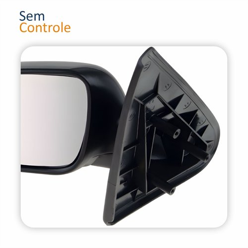 Retrovisor Vw Gol G3 1999 Até 2005 G4 2005 Até 2008 2 Portas Sem Controle Lado Esquerdo Motorista