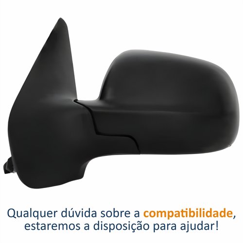 Retrovisor Vw Golf 1998 Até 2007 Elétrico Lado Esquerdo Motorista