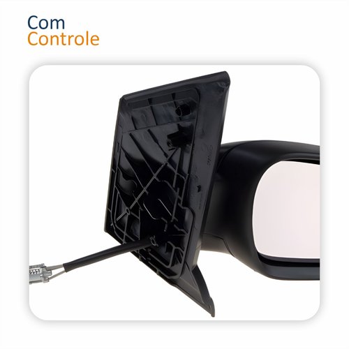 Retrovisor Vw Spacefox 2006 2007 2008 2009 Com Controle Lado Direito Passageiro
