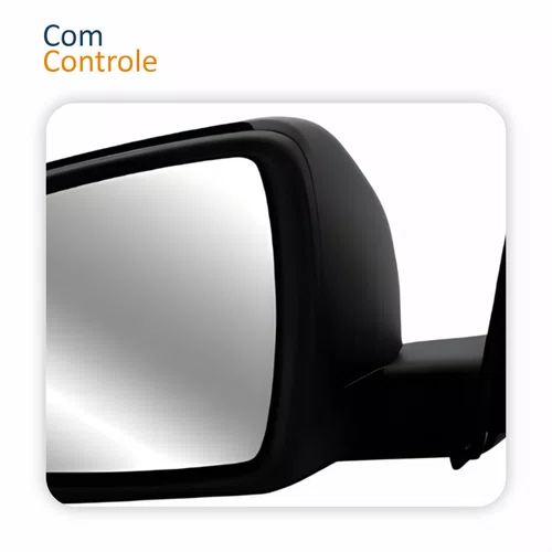 Retrovisor Vw Virtus 2017 Até 2022 Com Pisca Com Controle Lado Esquerdo Motorista