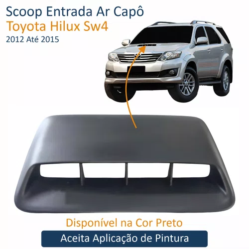 Scoop Entrada Ar Capô Toyota Hilux Sw4 2012 Até 2015
