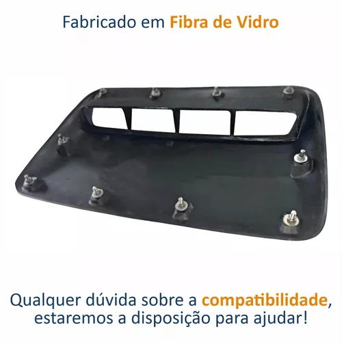Scoop Entrada Ar Capô Toyota Hilux Sw4 2012 Até 2015