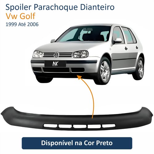 Spoiler Parachoque Dianteiro Vw Golf 1999 Até 2006