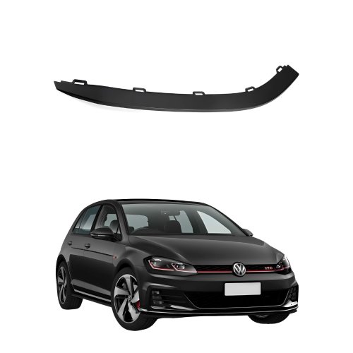 Spoiler Parachoque Dianteiro Vw Golf GTI 2014 Até 2019 Lado Direito Passageiro