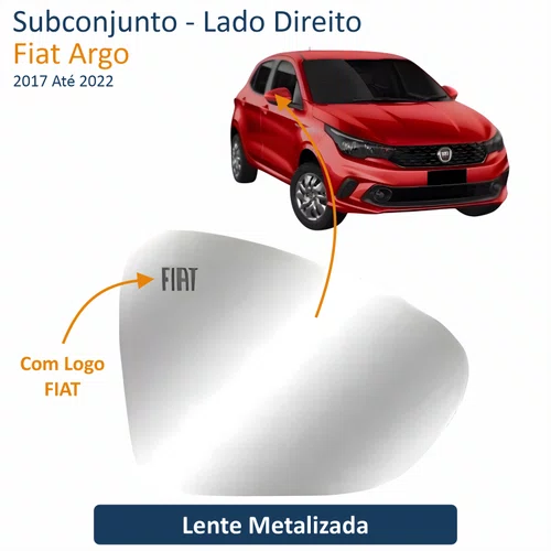 Subconjunto Fiat Argo 2017 Até 2022 Com Logo Fiat Lado Direito Passageiro