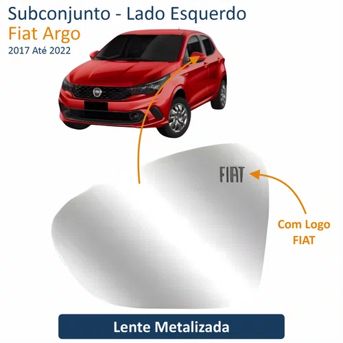 Subconjunto Fiat Argo 2017 Até 2022 Com Logo Fiat Lado Esquerdo Motorista