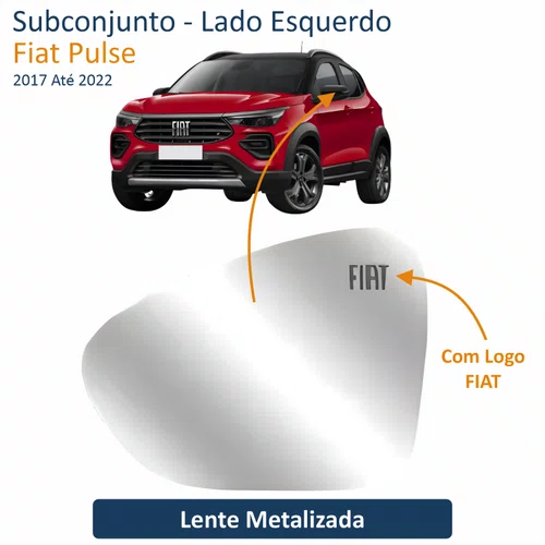 Subconjunto Fiat Pulse 2017 Até 2022 Com Logo Fiat Lado Esquerdo Motorista