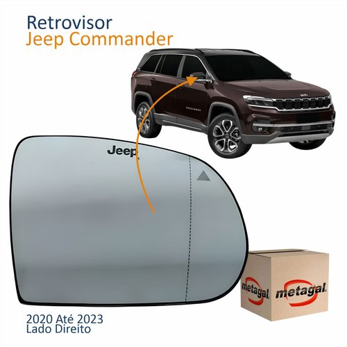 Subconjunto Jeep Commander 2020 2021 2022 2023 Com Ponto Cego Lado Direito Passageiro Original