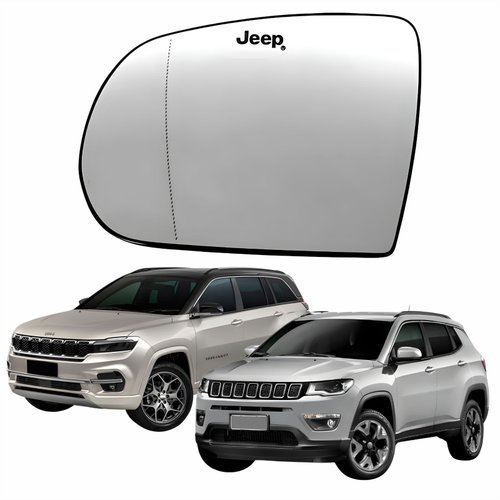 Subconjunto Jeep Compass Commander 2017 Até 2023 Asférica Com Gravação Lado Esquerdo Motorista
