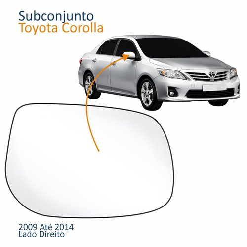 Subconjunto Toyota Corolla 2009 Até 2014 Lado Direito Passageiro