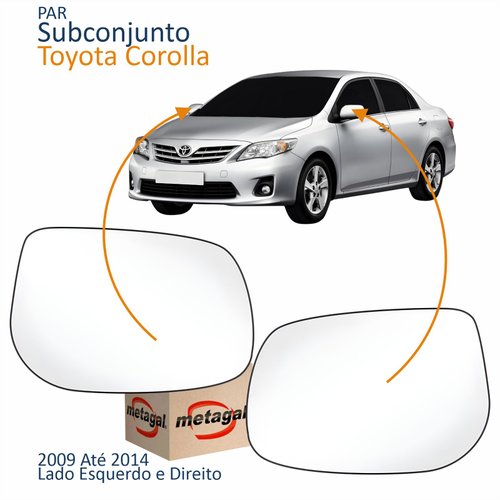 Subconjunto Toyota Corolla 2009 Até 2014 Lado Esquerdo Motorista Original