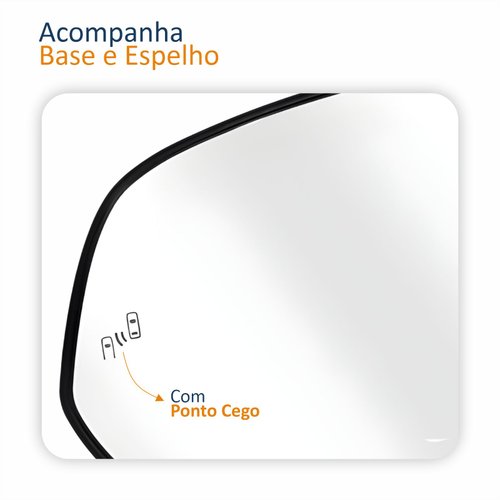 Subconjunto Toyota Corolla Cross 2020 2021 2022 2023 Com Ponto Cego Lado Esquerdo Motorista