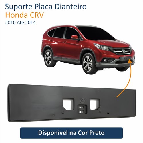 Suporte Placa Dianteiro Honda CRV 2010 Até 2014