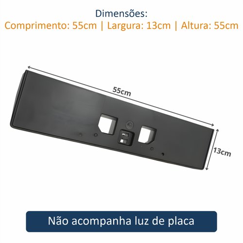 Suporte Placa Dianteiro Honda CRV 2010 Até 2014