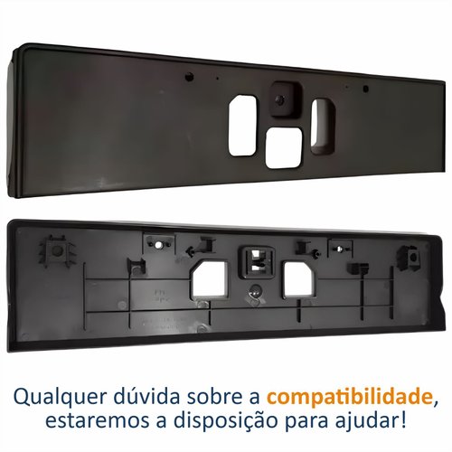 Suporte Placa Honda CRV 2007 2008 2009 2010 2011