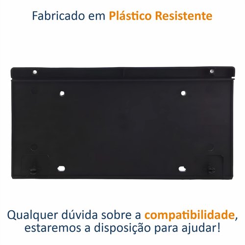 Suporte Placa Traseiro Ford F-250 1999 Até 2011