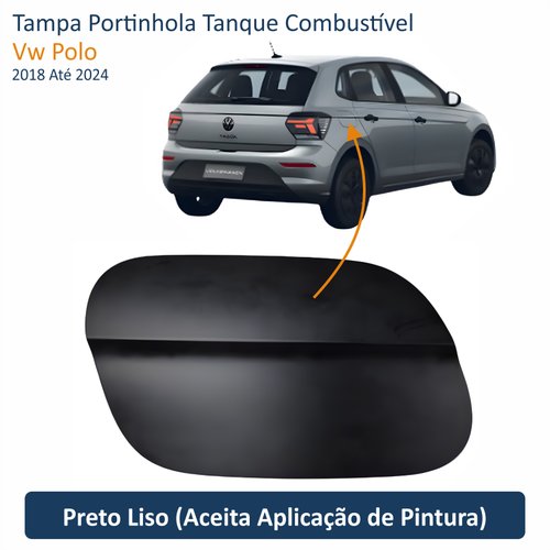 Tampa Portinhola Tanque Combustível Vw Polo 2018 Até 2024