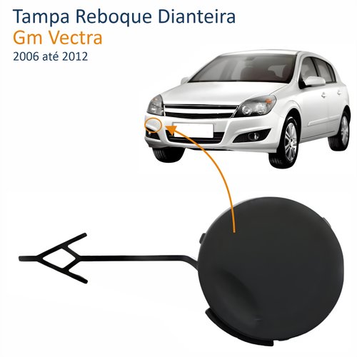 Tampa Reboque Dianteira Gm Vectra 2006 Até 2012