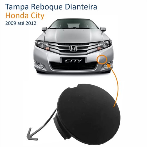Tampa Reboque Dianteira Honda City 2009 Até 2012