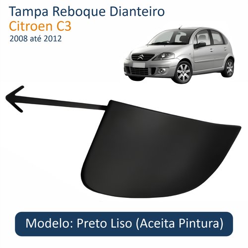 Tampa Reboque Dianteiro Citroen C3 2008 Até 2012