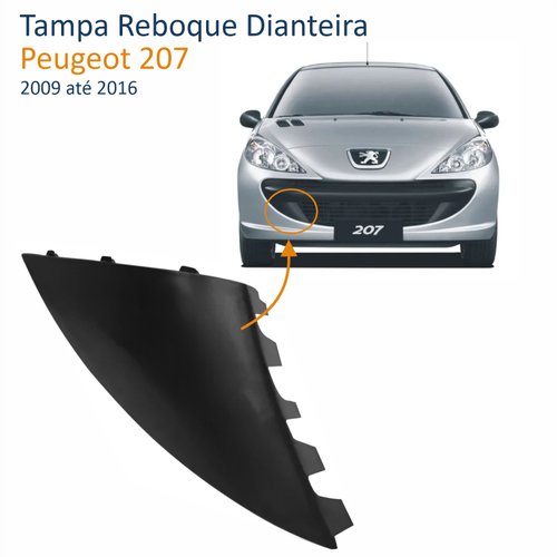 Tampa Reboque Dianteiro Peugeot 207 2009 Até 2016
