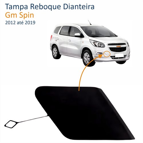 Tampa Reboque Dianteira Gm Spin 2012 Até 2019
