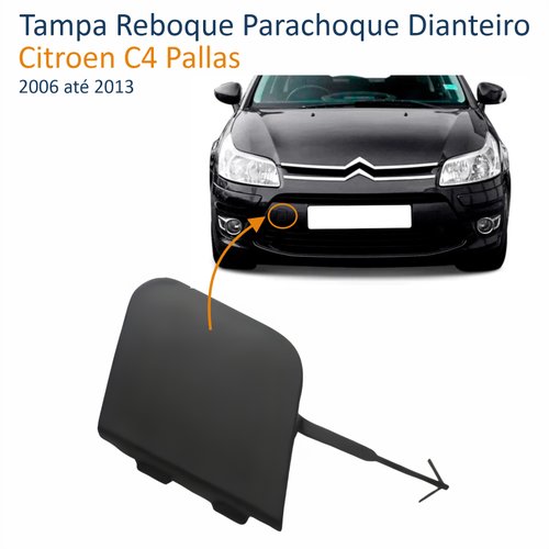 Tampa Reboque Parachoque Dianteiro Citroen C4 Pallas 2006 Até 2013