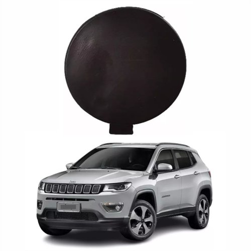 Tampa Reboque Parachoque Dianteiro Jeep Compass 2017 Até 2021