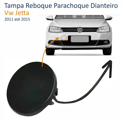 Tampa Reboque Parachoque Dianteiro Vw Jetta 2011 Até 2015