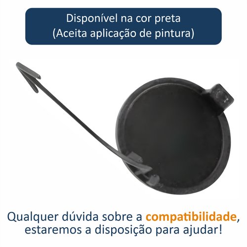 Tampa Reboque Parachoque Dianteiro Vw Jetta 2011 Até 2015