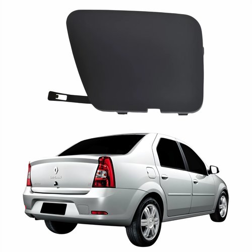 Tampa Reboque Traseiro Renault Logan 2011 Até 2014