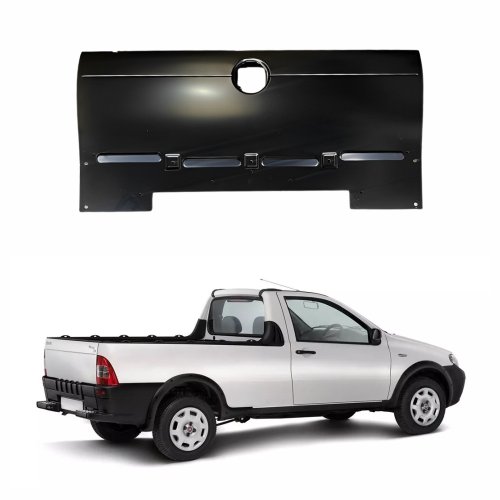 Tampa Traseiro Fiat Strada G3 2004 2005 2006 2007 2008 2009 2010 2011 2012 Cabine Simples