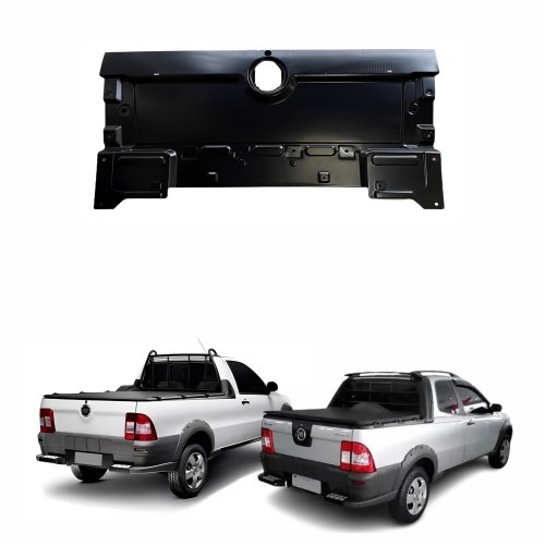 Tampa Traseiro Fiat Strada G4  2008 2009 2010 2011 2012 20 13 Cabine Simples e Cabine Estendida