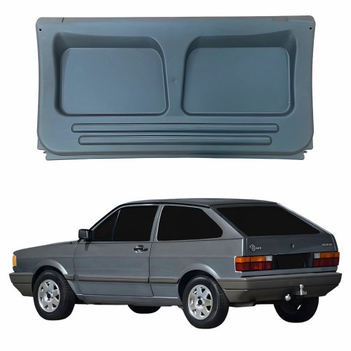Tampao Bagagito Porta Mala Vw Gol G1 1980 Até 1994 Sem Limpador Cinza