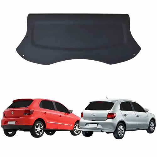 Tampao Bagagito Porta Mala Vw Gol G5 2008 Até 2012 G6 2012 Até 2016 Com Carpete Preto