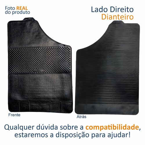 Tapete Automotivo De Borracha Série 1 Brb Com 4 Peças Tipo Universal