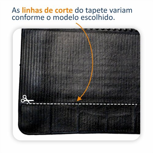 Tapete Automotivo De Borracha Série 1 Brb Com 4 Peças Tipo Universal