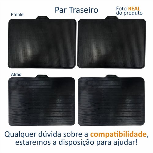 Tapete Automotivo De Borracha Série 3 Brb Com 4 Peças Tipo Universal