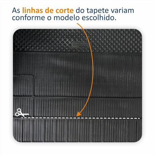 Tapete Automotivo De Borracha Universal Com 4 Peças