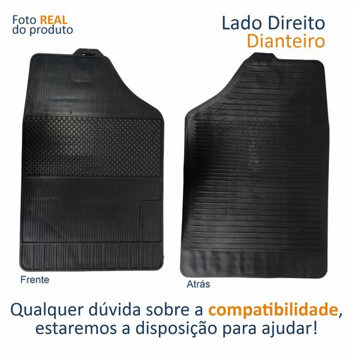 Tapete Automotivo De Borracha Universal Com 5 Peças