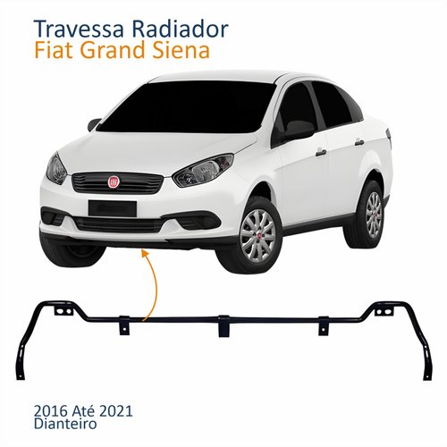 Travessa Radiador Inferior Fiat Grand Siena 2016 Até 2021 Original