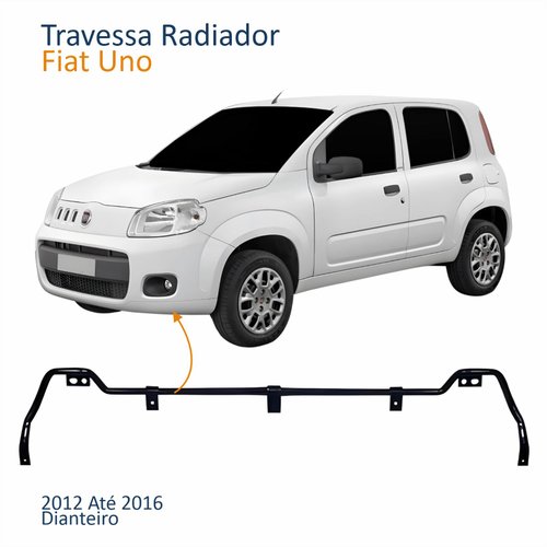Travessa Radiador Inferior Fiat Uno 2012 2013 2014 2015 2016 Original